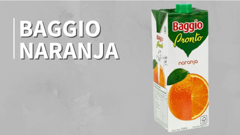 bebidas sin alcohol bagio naranja