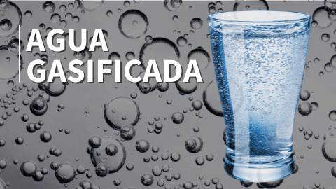 bebidas sin alcohol agua gasificada